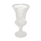 Vase en cristal taillé