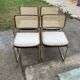 6 Cesca chairs by Marcel Breuer, 1970s