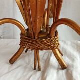 Vintage chandelier wheat sheaf gold metal