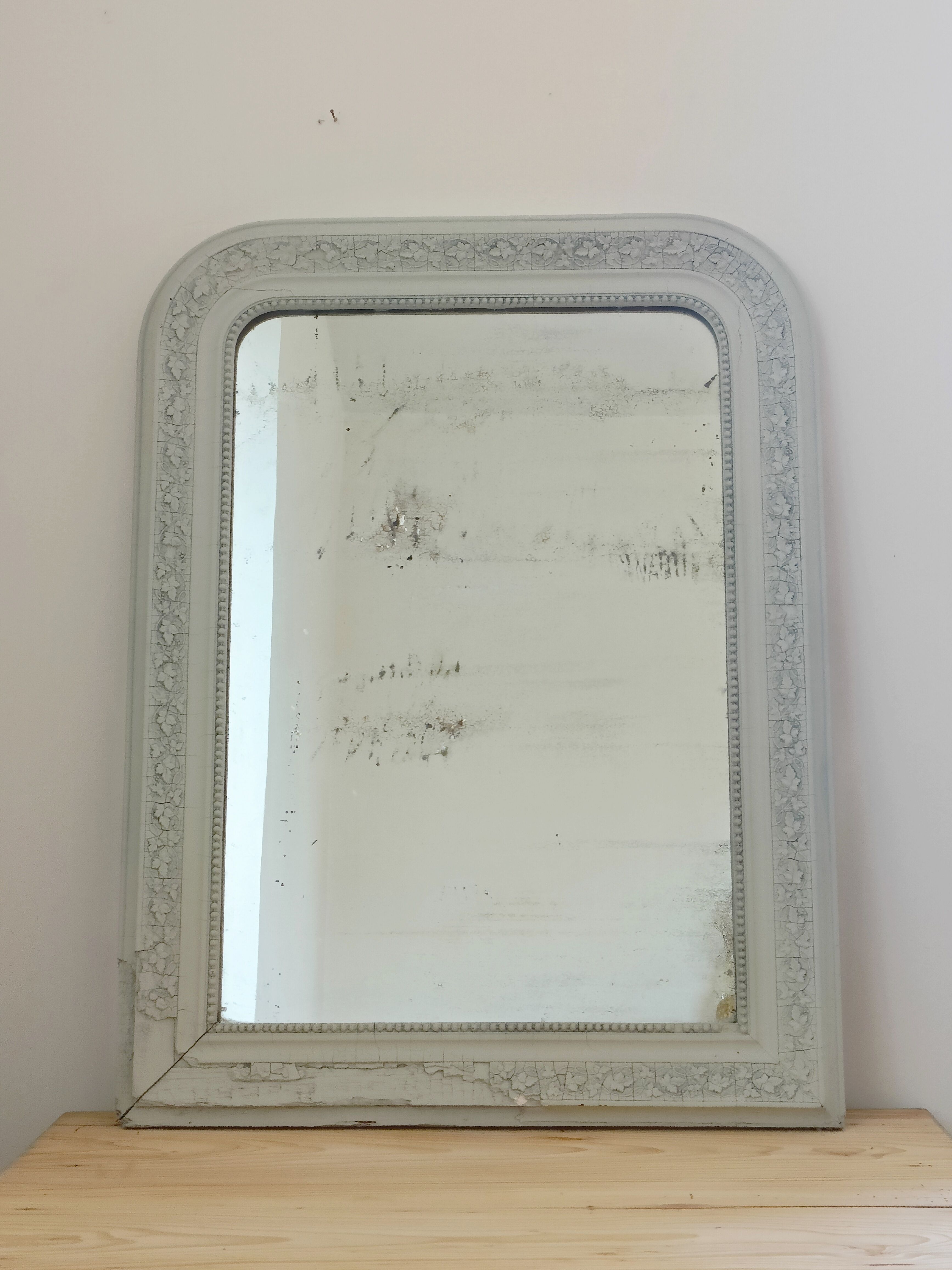 Mirror Louis Philippe gray patina