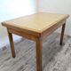 Table en bois et marbre avec rallonges