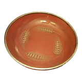 FRUIT CUP GLASS CUT CUT METAL SILVER SWORDS OF BLE