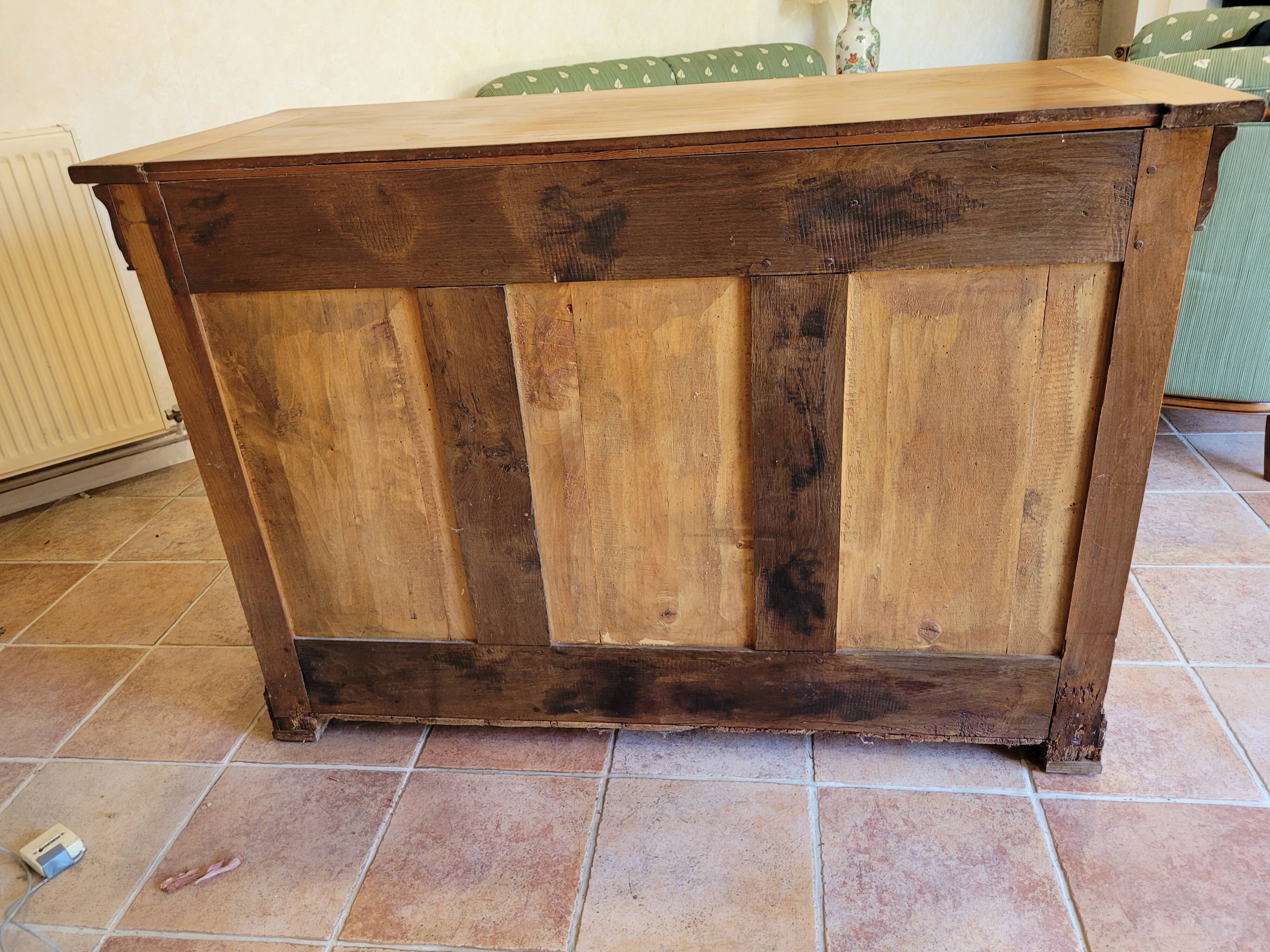 Antique Louis-Philippe Style Cherry Wood Buffet