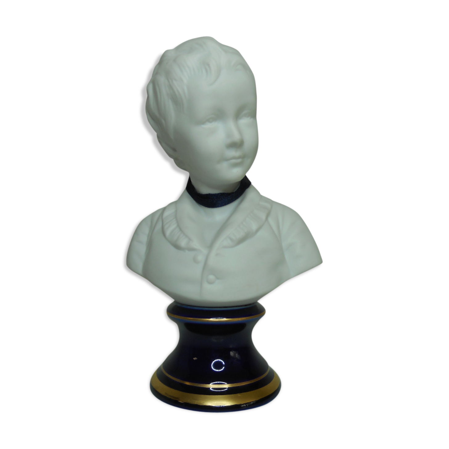 Bust Alexandre Brongniart biscuit after Houdon