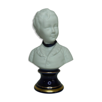 Bust Alexandre Brongniart biscuit after Houdon