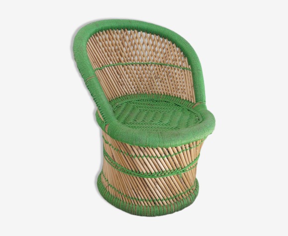 Fauteuil enfant en rotin