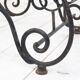 Provençal Wrought Iron and Glass Console Table, 1950