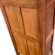 Empire secretary with white marble top in mahogany and brass, 6 drawers.