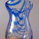 70s crystal vase