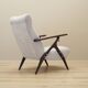 Beech armchair, Italian design, 1970s, production: Italy