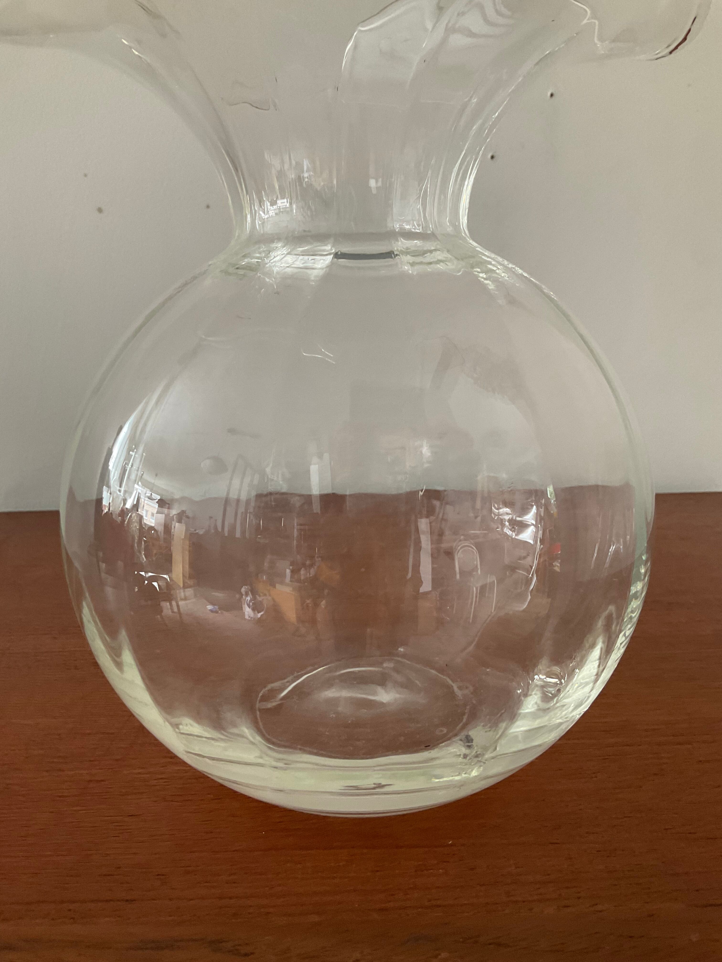 Handkerchief neck vase from the 70s and 80s made in Italy