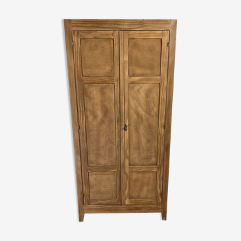 Armoire Parisienne en bois brut