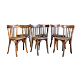 Set 6 Luterma chairs from the brewery of Lutterbach 40s