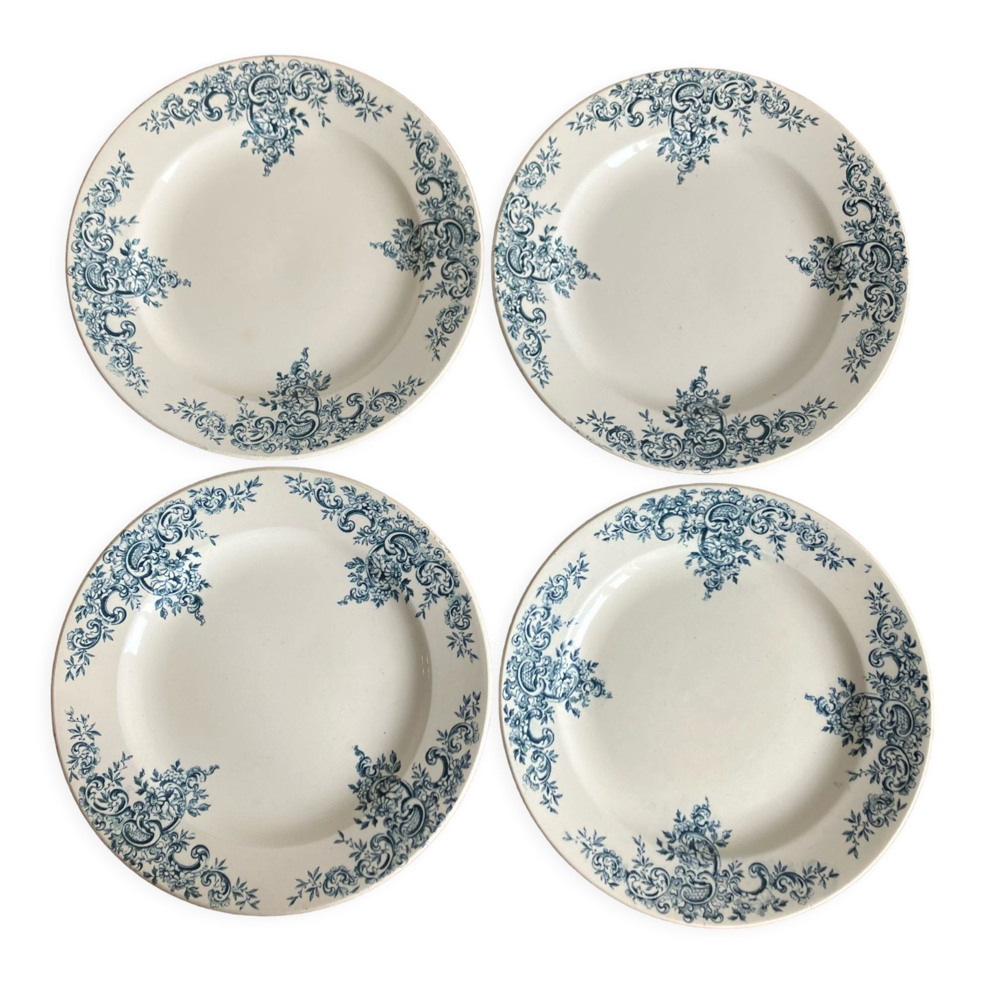 4 Terre de Fer flat plates