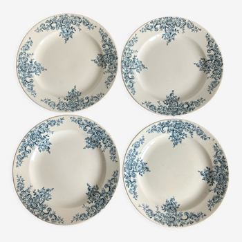 4 assiettes plates Terre de Fer