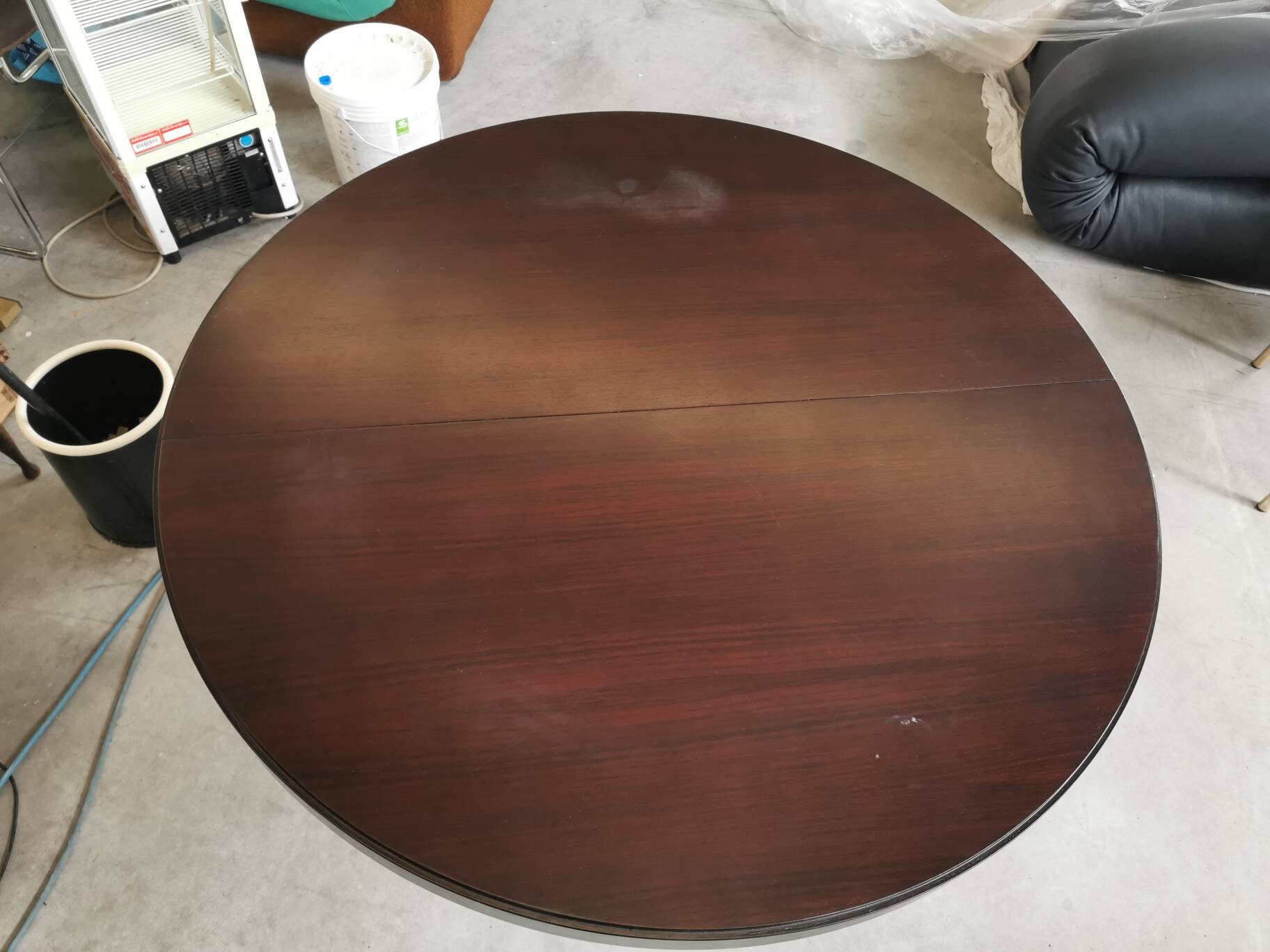 Table and 6 chairs mod. ibisco, 70's/80's