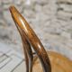 Pair of Thonet austria Nr 18 curved wood bistro chairs