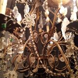 15-arm light-stamped chandelier