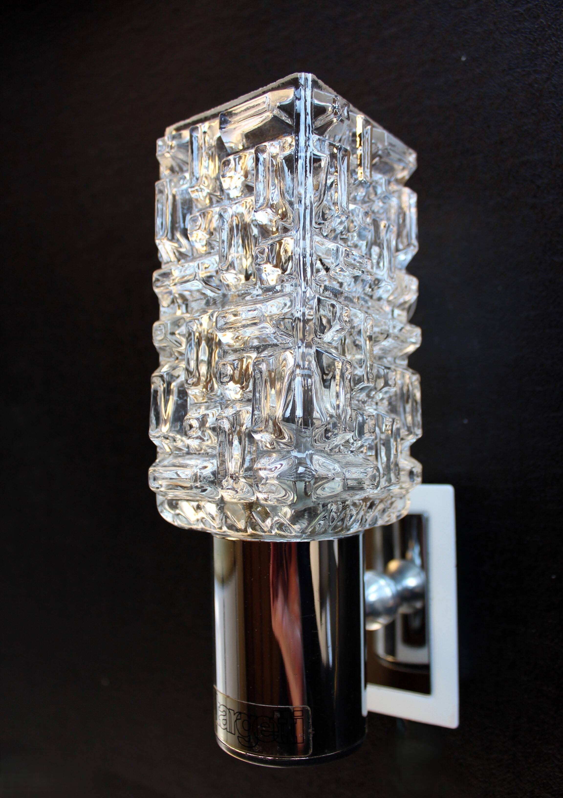 Vintage Targetti wall sconces 1970s