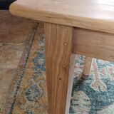 Solid oak farmhouse table 220 X 80 cm