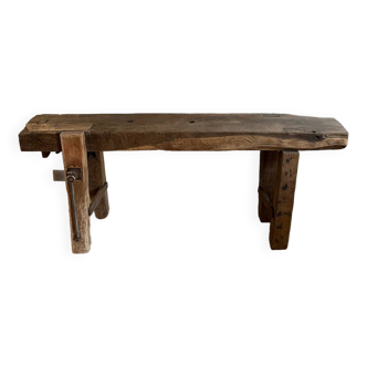 Workbench with solid oak top