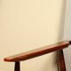 Scandinavian armchair and foot rest beige boucle design by H.lis
