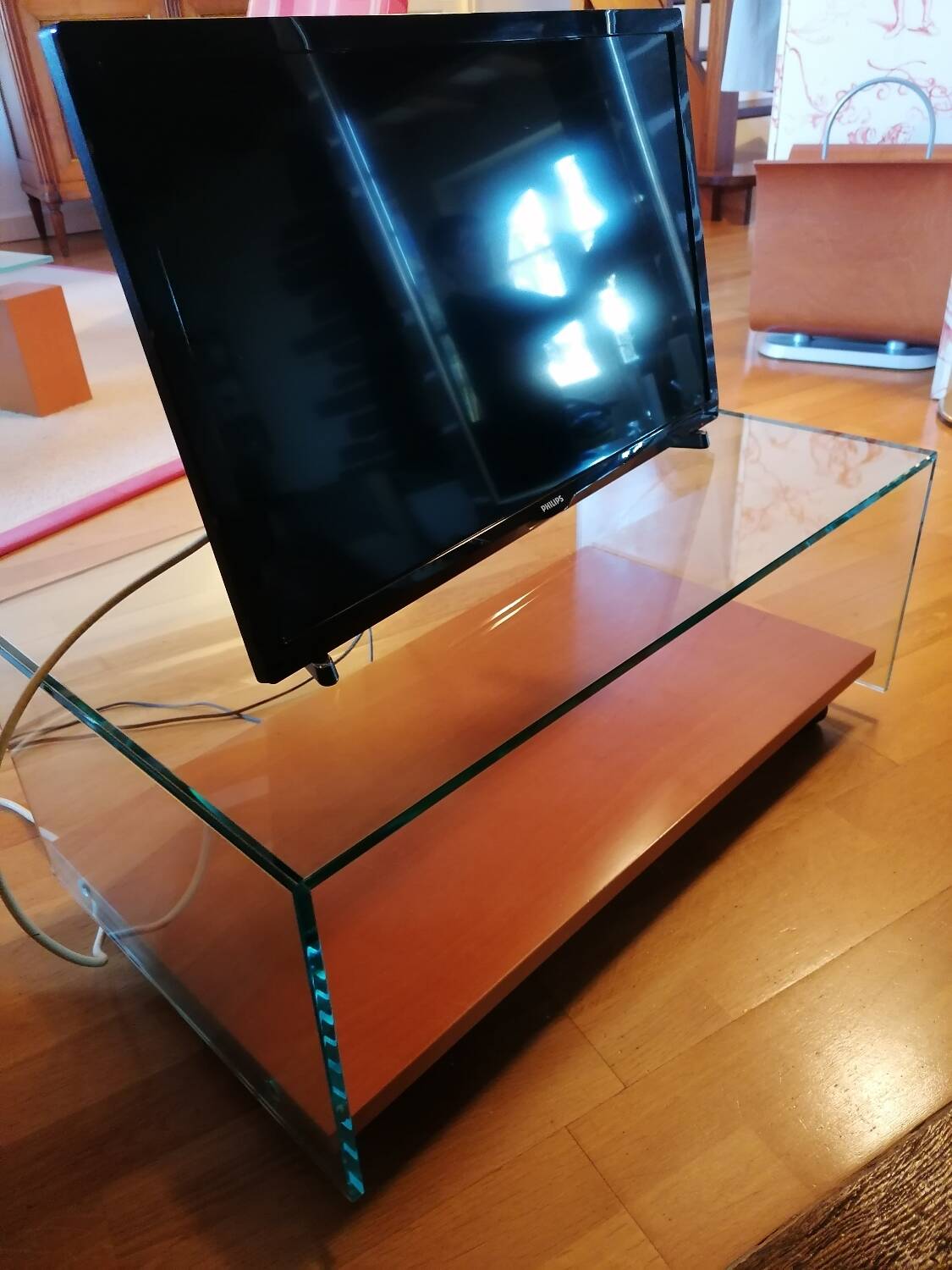 TV unit or coffee table on wheels "Artelano" minimalist design.