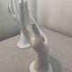 Pair of ceramic hand soliflores vases 70s