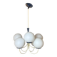 Italian Opaline Candlestick, 1950s