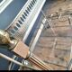 Antique trolley, vintage serving cart, drinks bar furniture.