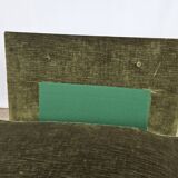 70s corner sofa in green fabric