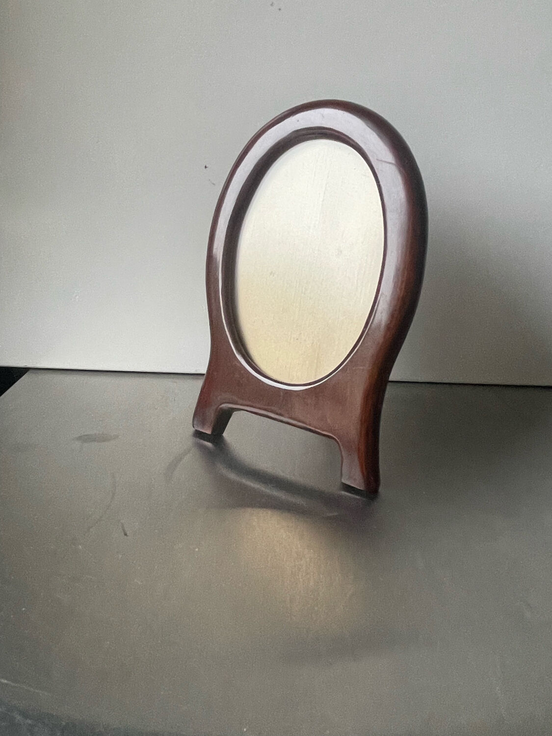 Vintage art deco style mahogany wooden frame measurements 17 cm x 12 cm