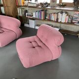 Armchair Soriana Afra and Tobia Scarpa 60s Cassina