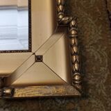 Large golden mirror