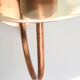 Mid-century Wall Copper & Glass Lamp