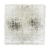 Square Flush Mount by Osvetlovaci Sklo Valasske Mezirici, 1960s
