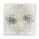 Square Flush Mount by Osvetlovaci Sklo Valasske Mezirici, 1960s