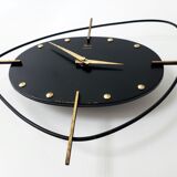 Vintage Flash Transistor Wall Clock 1950