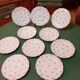 Dessert plates batch of 10 - porcelain from Limoges Salmon & cie