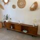 Vintage low oak sideboard (shallow)