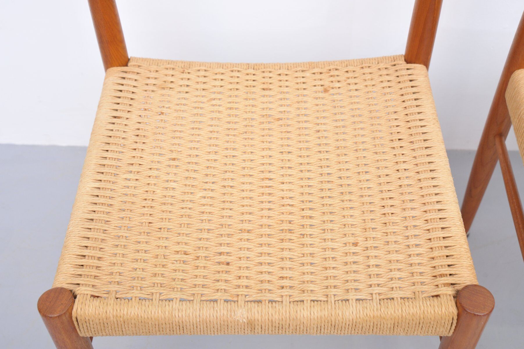 Teak chairs by H.W. Klein for Bramin, 1960s, set of 2