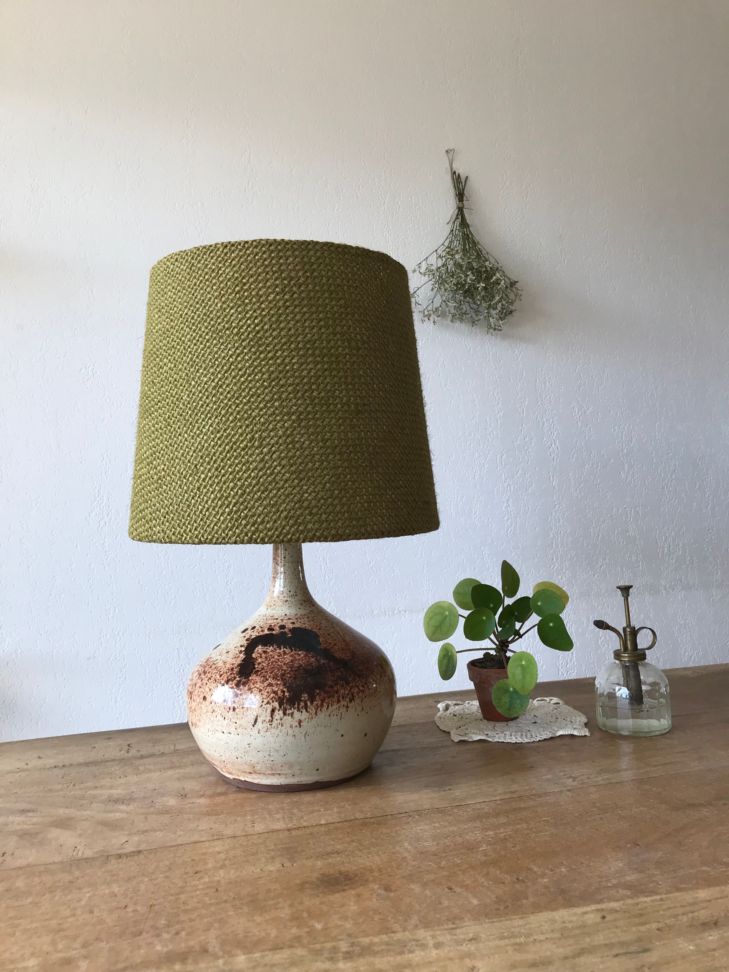 Lampe en grès