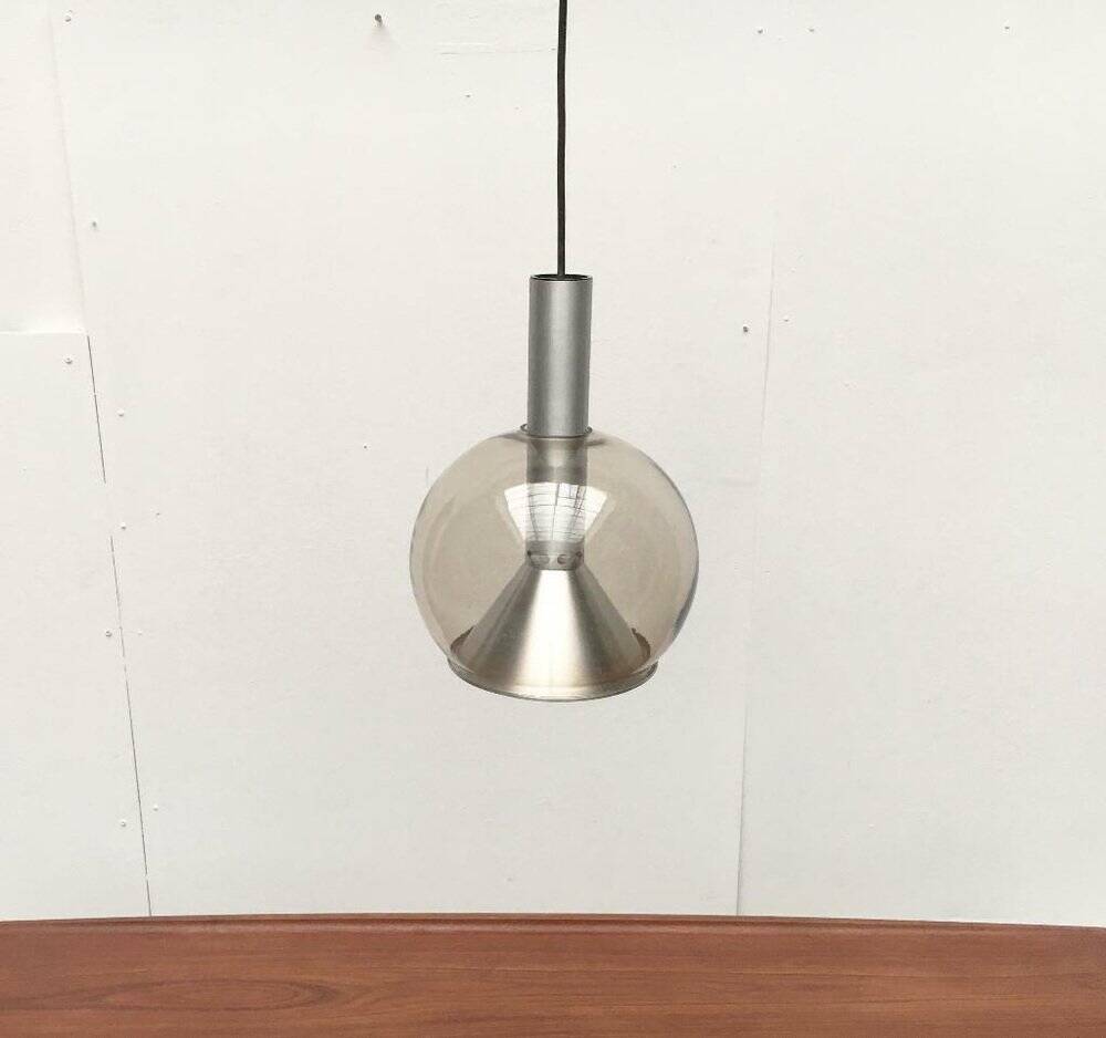 Suspension globe en verre allemand milieu du siècle, des années 1960