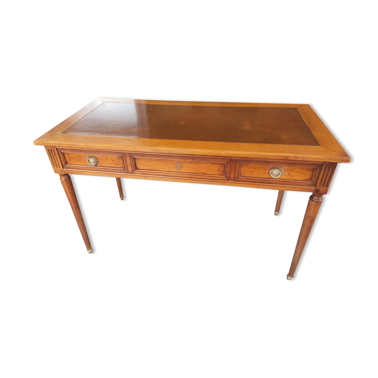 Double-sided wooden desk empire style