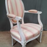 Louis XVI style medallion armchair