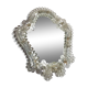 Venetian mirror 22cm X 24 cm Murano glass to pose 50s