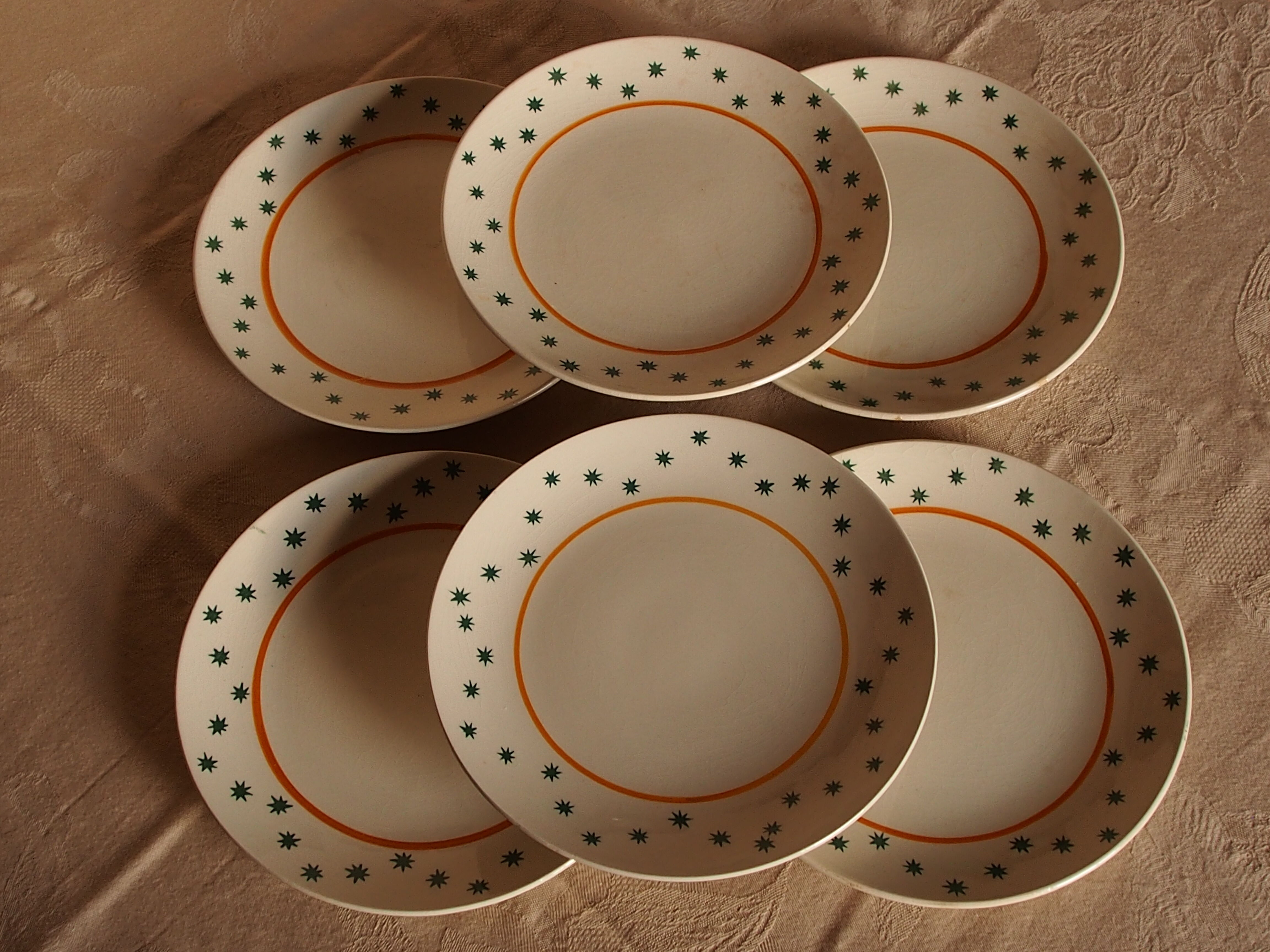 Set of 6 gien asiattes model Constellation creation millefleurs