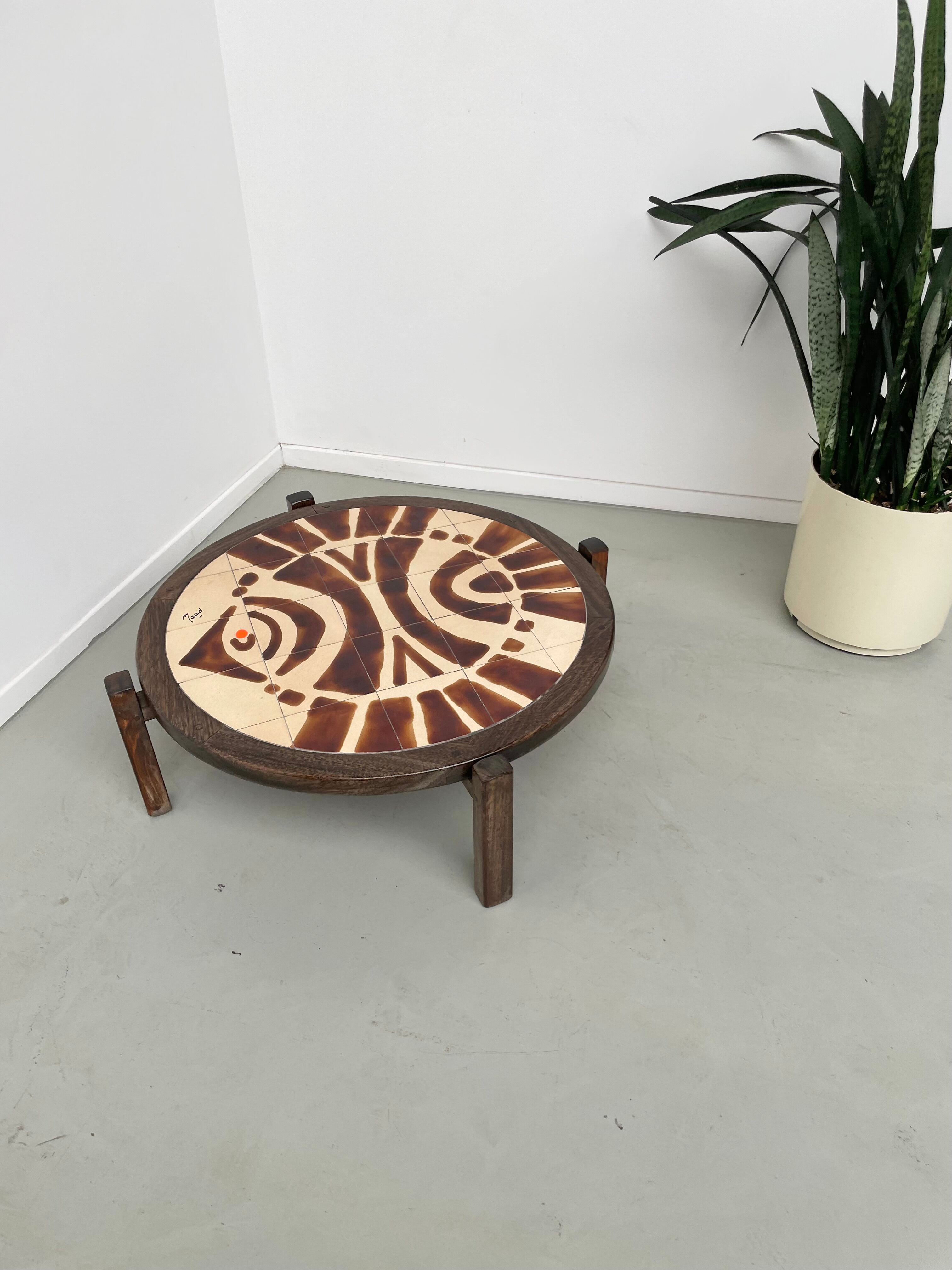 Ceramic coffee table "fish" Maud