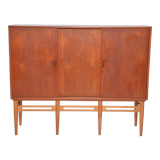 Armoire en teck danoise moderne du milieu du siècle