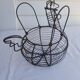 Old metal egg basket